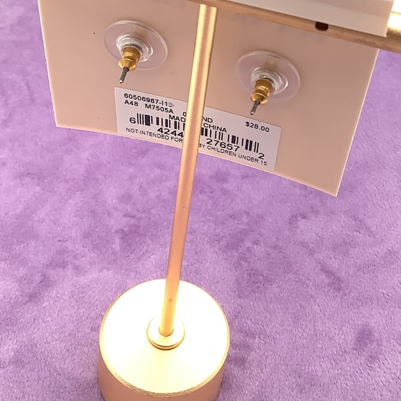 Ivanka Trump Pearl and Silver Teardrop Earrings - Picture 3 of 3